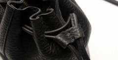 Mini LEATHER WOMEN Barrel Bag Small Bucket Purse SHOULDER Purses FOR WOMEN