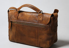 Handmade Leather Mens Cool Shoulder Bag Messenger Bag for men