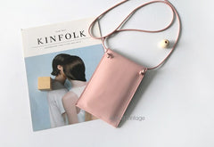 Cute Leather Womens Slim Cell Phone Purse Crossbody Purses Shoulder Bag for Women