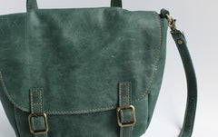 Vintage LEATHER WOMEN Satchel Crossbody Purses School SHOULDER BAG FOR WOMEN