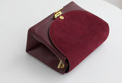 Minimalist Leather Womens Stylish Messenger Crossbody Purse Shoulder Bag for Women