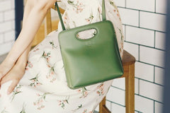 Cute Green Black Leather Womens Mini Crossbody Purse Shoulder Bag for Women