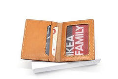 Leather Mens Card Wallets Small Wallet Slim Wallet Front Pocket Wallet for Men