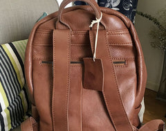 Handmade Vintage Soft LEATHER WOMEN Backpack School Backpack FOR WOMEN