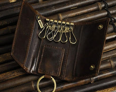 Cool Small Leather Mens Keys Wallet Car Keys Holder Car Key Case for Men