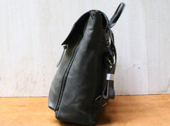Leather Coffee Mens Backpack Cool Travel Backpacks Laptop Backpack for men