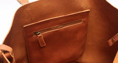 Stylish LEATHER Large Brown WOMEN Tote Bags Tote Shoulder Purse FOR WOMEN
