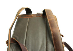 Vintage Leather Mens Backpacks Travel Backpack Laptop Backpack for men