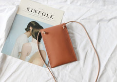 Cute Leather Womens Slim Cell Phone Purse Crossbody Purse Shoulder Bag for Women