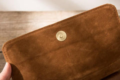 Cool Small Mens Leather Camel Bag Messenger Bags Shoulder Bags  for Men