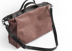 Vintage WOMENs LEATHER Work Handbag Shoulder Briefcase Purse FOR WOMEN
