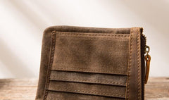 Cool Canvas Mens Small Wallets Bifold Vintage billfold Wallet for Men