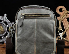 Vintage Mens Leather Side Bag Belt Pouch Holster Belt Case Waist Pouch for Men