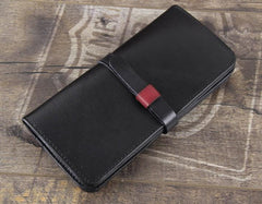 Handmade Leather Mens Cool Wallet Long Leather Wallet Phone Wallet for Men