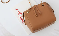 Leather Stylish Womens Handbag Work Purse Chain Shoulder Bag for Women