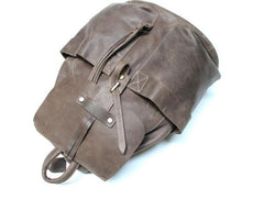 Cool Coffee Mens Leather Backpack Travel Backpacks Laptop Backpacks for men