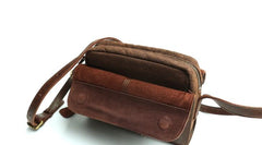Cool Leather Mens Small Messenger Bag Shoulder Bag for men