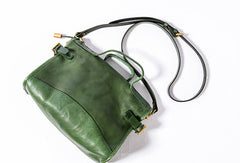 Handmade Genuine Leather Handbag Bag Messenger Bag Crossbody Bag Shoulder Bag Purse For Women - EverHandmade