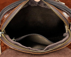 Cool Mens Leather Small Side Bag Belt Pouch Holster Belt Case Waist Pouch for Men