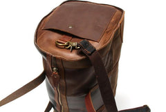 Cool Leather Mens Weekender Bags Travel Bag Duffle Bags Overnight Bag for men
