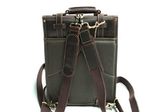 Handmade Leather Mens Backpack Travel Backpack Laptop Backpack for men