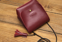 Cute LEATHER WOMEN Square SHOULDER BAG Mini Crossbody Purses FOR WOMEN