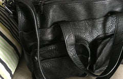Vintage WOMENs LEATHER Travel Handbag Travel Bag Shoulder Bag FOR WOMEN