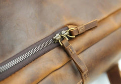Vintage Leather Mens Backpacks Travel Backpack Laptop Backpack for men