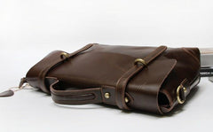 Cool Leather Mens Briefcase Messenger Bags Handbag Shoulder Bag for men
