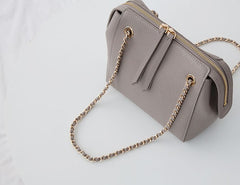 Leather Stylish Womens Handbag Work Purse Chain Shoulder Bag for Women