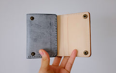 Handmade LEATHER Womens Trifold Small Wallet Leather Small Wallet FOR Women