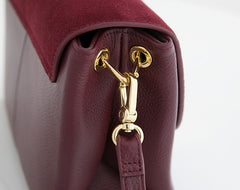 Minimalist Leather Womens Stylish Messenger Crossbody Purse Shoulder Bag for Women