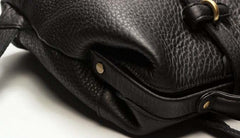 Vintage LEATHER WOMEN Doctor Backpack Purses Black School Backpacks FOR WOMEN