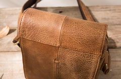 Cool Leather Small Mens Messenger Bags Shoulder Bags for Men