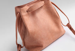 Vintage WOMENs LEATHER Bucket Purse Bucket Shoulder Purse FOR WOMEN