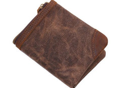 Mens Canvas Small Wallet for men Bifold Cool Men billfold Small Wallet