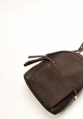Mini LEATHER WOMEN Small Backpack Purses Cute Vintage School Backpacks FOR WOMEN