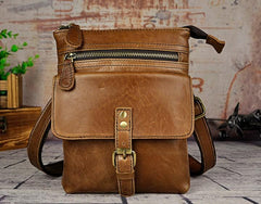 Vintage Mens Leather Side Bag Belt Pouch Holster Belt Case Waist Pouch for Men