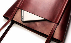 Stylish LEATHER Brown WOMEN Tote Bag Tote Shoulder Purses FOR WOMEN
