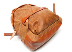 Cool Brown Leather Mens Backpacks Travel Backpacks Laptop Backpack for men