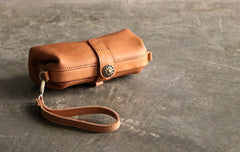 Vintage LEATHER Womens Wristlet Bag Doctor Long Wallet Mini Shoulder Bag FOR Women