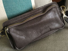 Handmade WOMENs LEATHER Wristlet Purse Mini Shoulder Bag Purse FOR WOMEN