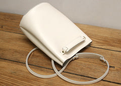 Stylish LEATHER WOMEN Bucket SHOULDER BAG Barrel Crossbody Purses FOR WOMEN