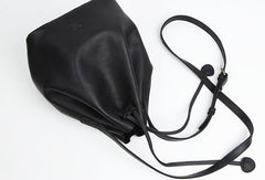 Genuine Leather Cute Bucket Bag Crossbody Bag Shoulder Bag Women Leather Purse