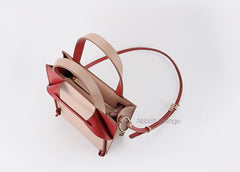 Stylish Pink Leather Womens Handbag Work Bag Purse Shoulder Bag for Women