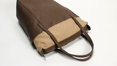 LEATHER Large WOMENs Bucket Tote Bag Work Tote Purses FOR WOMEN