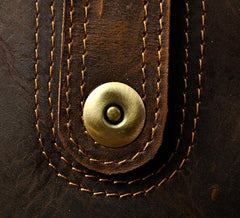 Mens Small Leather Holster Belt Case Belt Pouch Cell Phone Waist Pouch for Men