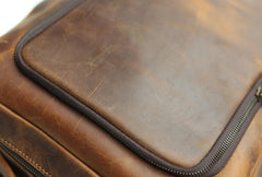 Vintage Leather Mens Backpacks Travel Backpack Laptop Backpack for men