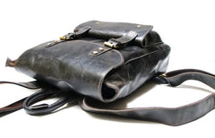 Cool Brown Mens Leather Backpack Cool Travel Backpacks School Backpacks for men
