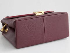 Minimalist Leather Womens Stylish Messenger Crossbody Purse Shoulder Bag for Women